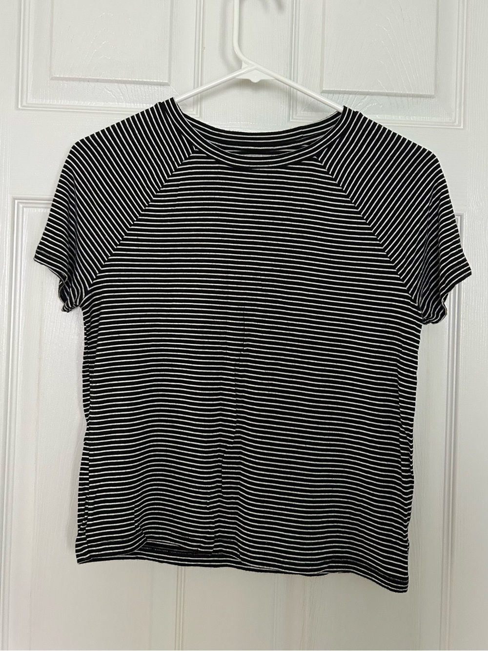 American Eagle Soft & Sexy Black Striped Raglan Tee Small M&M Deal